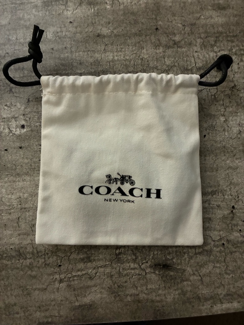 Coach Silver “C” Logo Crystal Earrings - Picture 4 of 5